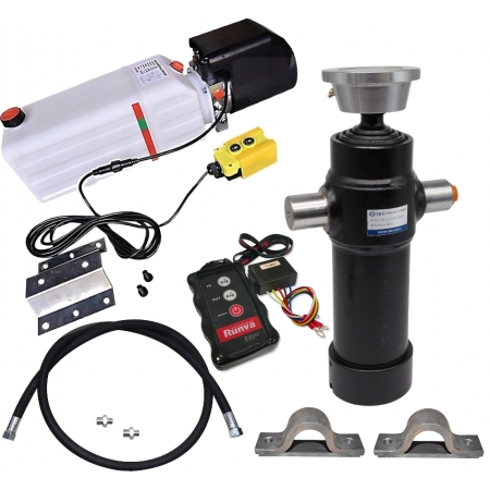 BEZPRZEWODOWY ZESTAW WYWROTU KIPRA 2,5m 700 mm 24V